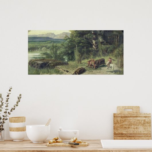 De steentijd poster (Keuken)