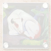 De Steer de Bull, Franz Marc Glazen Onderzetter (Achterkant)