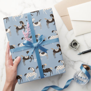 De steigerende VolksPaarden van het Circus van de Cadeaupapier