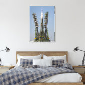 De steigers van de lancering worden opgeheven canvas afdruk (Insitu (Slaapkamer))