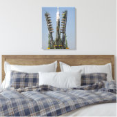 De steigers van de lancering worden opgeheven canvas afdruk (Insitu (Slaapkamer))