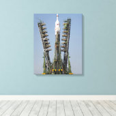 De steigers van de lancering worden opgeheven canvas afdruk (Insitu (Houten vloer))