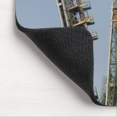 De steigers van de lancering worden opgeheven muismat (Hoek)