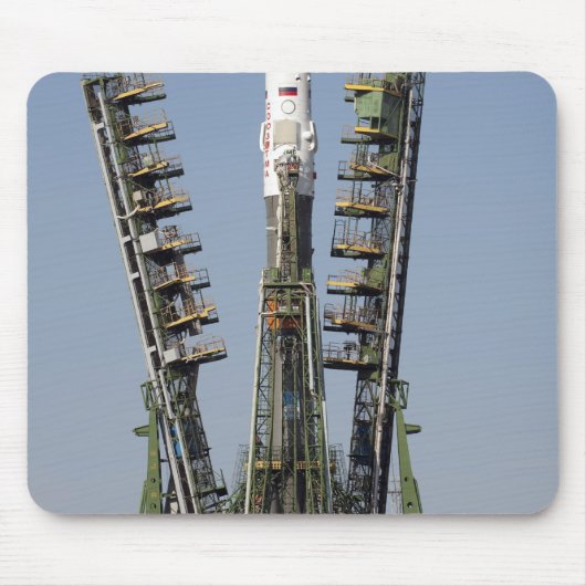 De steigers van de lancering worden opgeheven muismat (Voorkant)