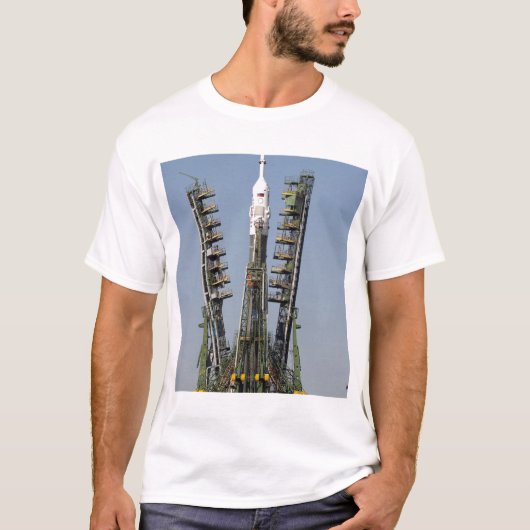 De steigers van de lancering worden opgeheven t-shirt (Voorkant)