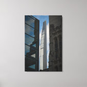 De Steinway Tower in New York Canvas Afdruk (Voorkant)