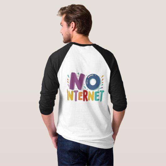 De stekker uit het stopcontact halen en terugspoel t-shirt (Achterkant volledig)