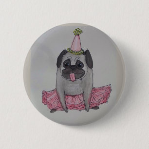 De stekker van het kinderzakje - partijdepots omho ronde button 5,7 cm
