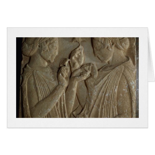 De Stele van Pharsalos die de verheerlijking van (Voorkant Horizontaal)