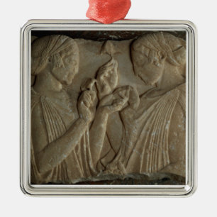 De Stele van Pharsalos die de verheerlijking van Metalen Ornament
