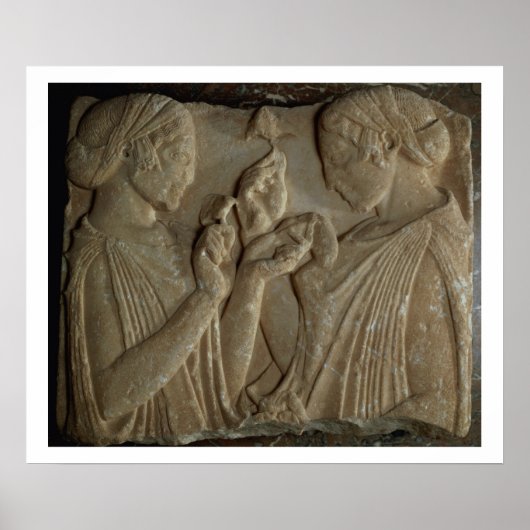 De Stele van Pharsalos die de verheerlijking van Poster (Voorkant)