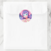 De Stellargroove Ayumi ronde Sticker #01 (Tas)