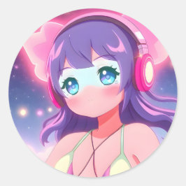 De Stellargroove Ayumi ronde Sticker #01