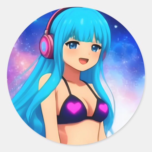 De Stellargroove Mizaki ronde Sticker #02 (Voorkant)