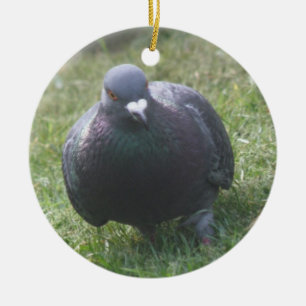 De stellende Verjaardag van de Douane van de Duif Keramisch Ornament