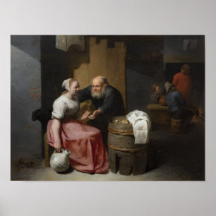 De stelling (1655) van David Ryckaert III Poster