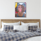 De stem Schilderij van Alfred Fox Canvas Afdruk (Insitu (Slaapkamer))