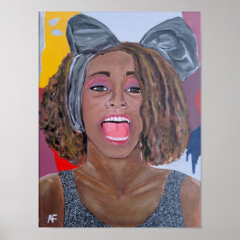De stem Schilderij van Alfred Fox Poster