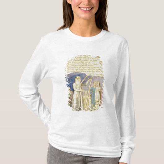 'De stem van de oude bard', bord 31 van 'dus' T-shirt (Voorkant)