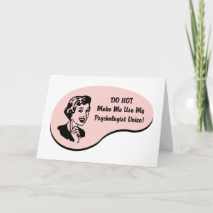 De Stem van de psycholoog Kaart