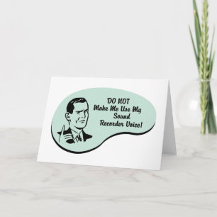 De Stem van het correcte Registreertoestel Kaart