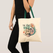 De stem van het zee Zeemeermin Quote Tote Bag (Voorkant (product))