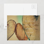 De stem van je hartwandelaars in mijn soep briefkaart (Voorkant / Achterkant)