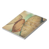 De stem van je hartwandelaars in mijn soep notitieblok (Linkerzijde)