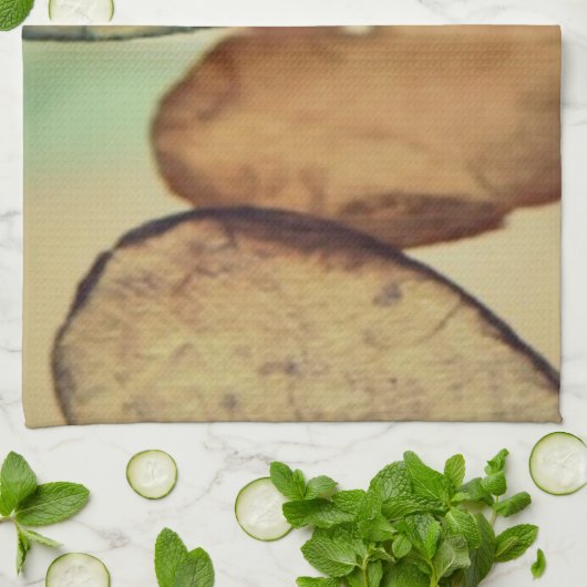 De stem van je hartwandelaars in mijn soep theedoek (Gevouwen)