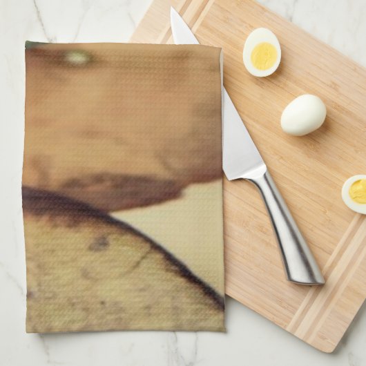 De stem van je hartwandelaars in mijn soep theedoek (Quarter Fold)