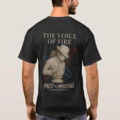 De Stem van Vuur – Dans het Onmogelijke T-shirt (Achterkant)