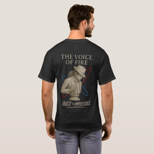 De Stem van Vuur – Dans het Onmogelijke T-shirt (Achterkant volledig)