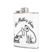 De stem van zijn meester heupfles (Links)