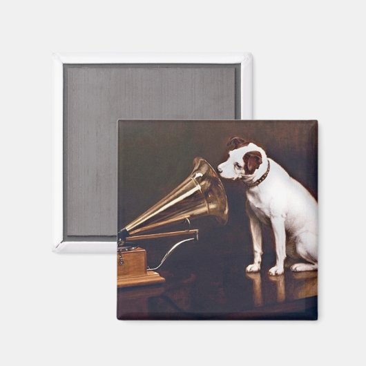 De stem van zijn meester  magneet (Voorkant / Achterkant)