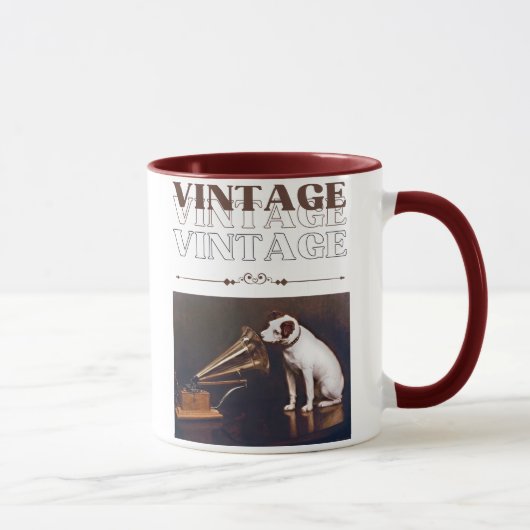 De stem van zijn meester  mok (Rechts)