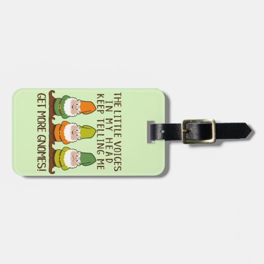 De stemmen krijgen meer gnomen bagagelabel (Voorkant horizontaal)