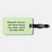 De stemmen krijgen meer gnomen bagagelabel (Achterkant horizontaal)