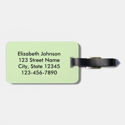 De stemmen krijgen meer gnomen bagagelabel (Achterkant horizontaal)