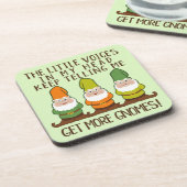 De stemmen krijgen meer gnomen bier onderzetter (Linkerzijde)