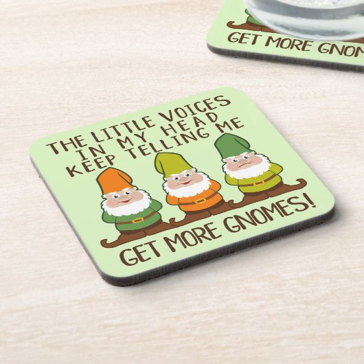 De stemmen krijgen meer gnomen bier onderzetter (Linkerzijde)