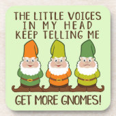 De stemmen krijgen meer gnomen bier onderzetter (Voorkant)