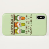 De stemmen krijgen meer gnomen Case-Mate iPhone case (Achterkant (horizontaal))