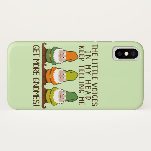 De stemmen krijgen meer gnomen Case-Mate iPhone case (Achterkant (horizontaal))