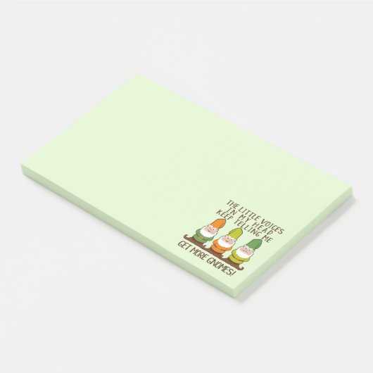 De stemmen krijgen meer gnomen | Kute Post-it® Notes (Schuin)