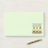 De stemmen krijgen meer gnomen | Kute Post-it® Notes (Op bureau)