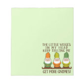 De stemmen krijgen meer gnomen notitieblok (Voorkant)