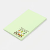 De stemmen krijgen meer gnomen post-it® notes (Schuin)