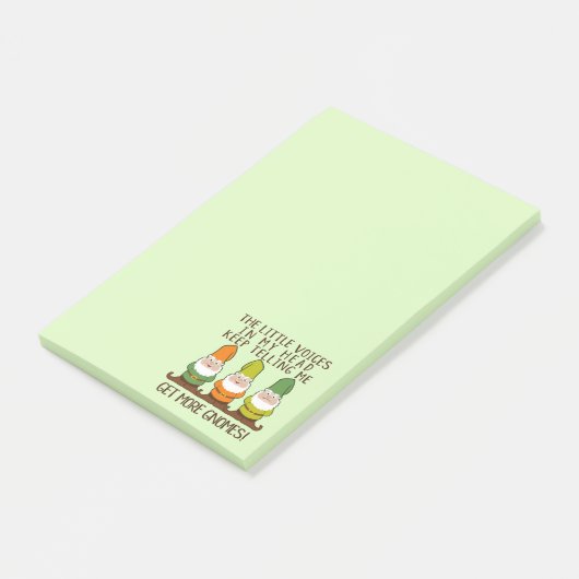 De stemmen krijgen meer gnomen post-it® notes (Schuin)