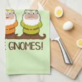 De stemmen krijgen meer gnomen theedoek (Quarter Fold)