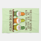 De stemmen krijgen meer gnomen theedoek (Horizontaal)